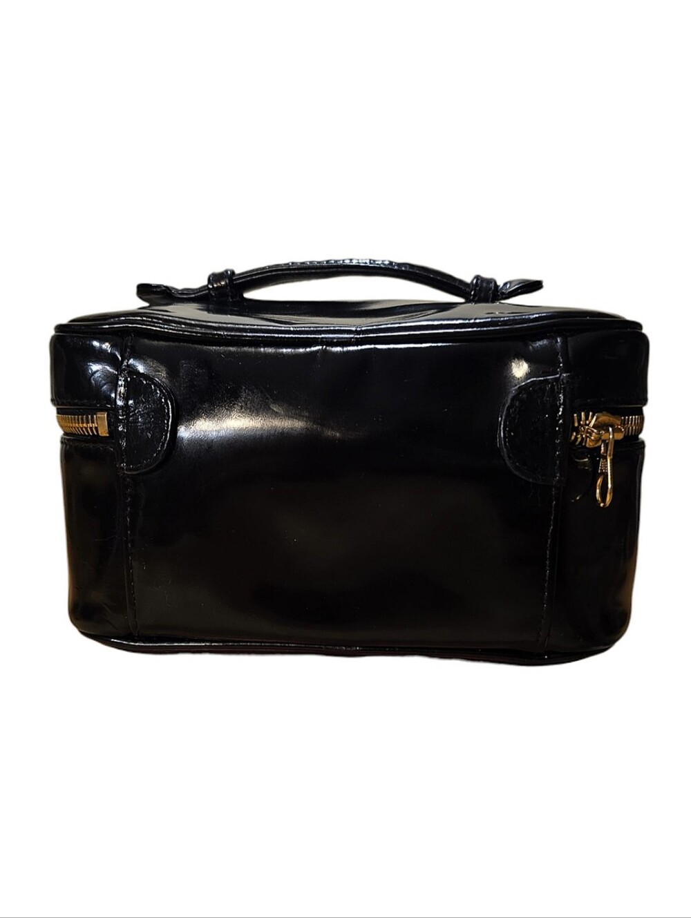 CHANEL PATENT LEATHER VANITY CASE - Picture 5 of 16